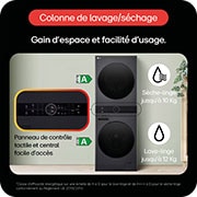 Colonne de lavage/sechage