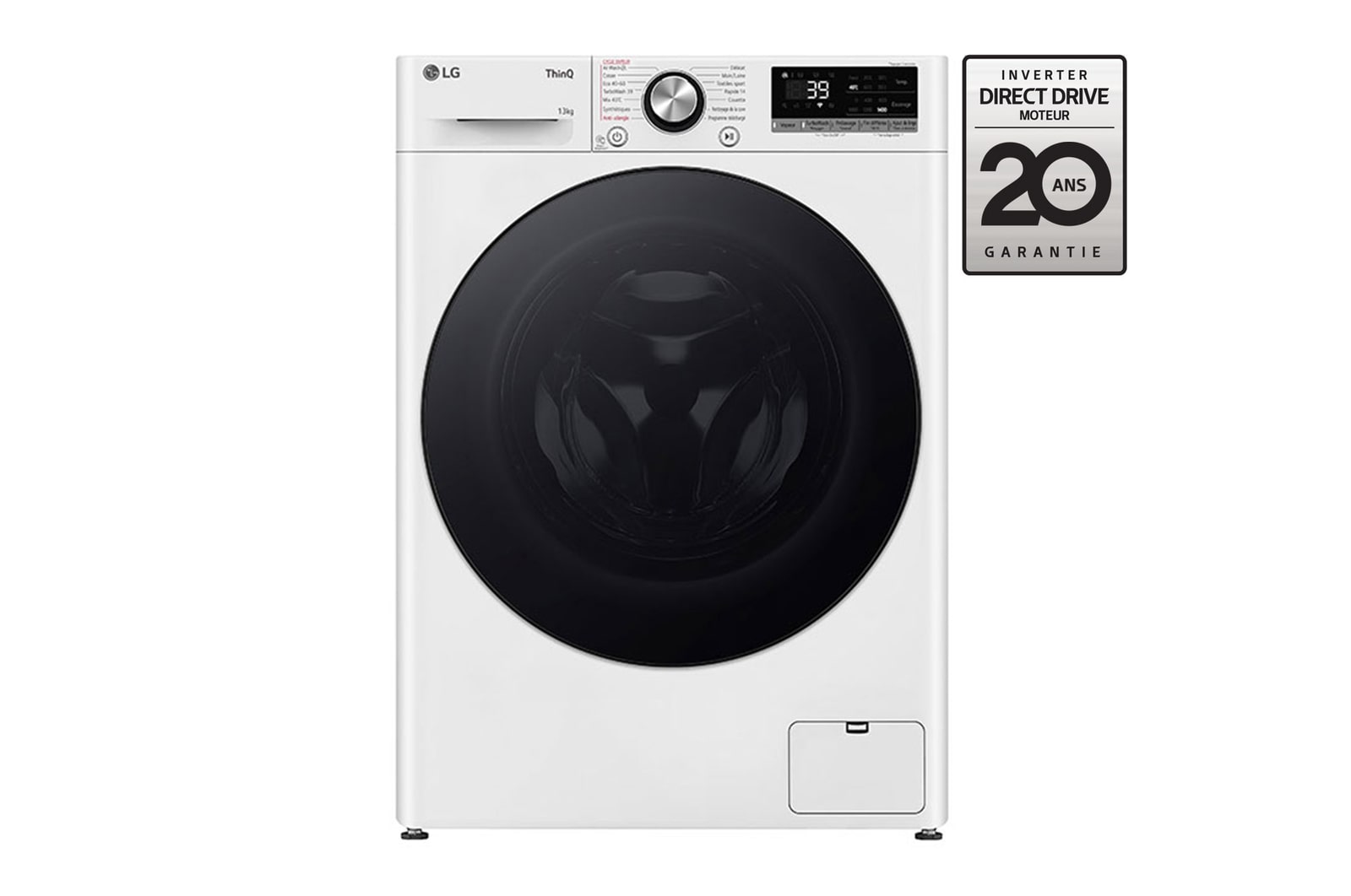LG F34R76WHST Vue de face