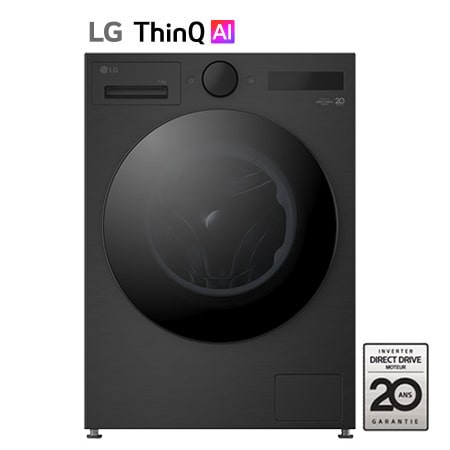 LG Lave-linge avec molette LCD 80L Turbowash™ - F34X76BSTA