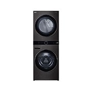 LG WashTower – Lave-linge 17kg / Sèche-linge 16kg | AI Direct Drive™ | Moteur Direct Drive™ garanti 10 ans  , LG F761TOWERB