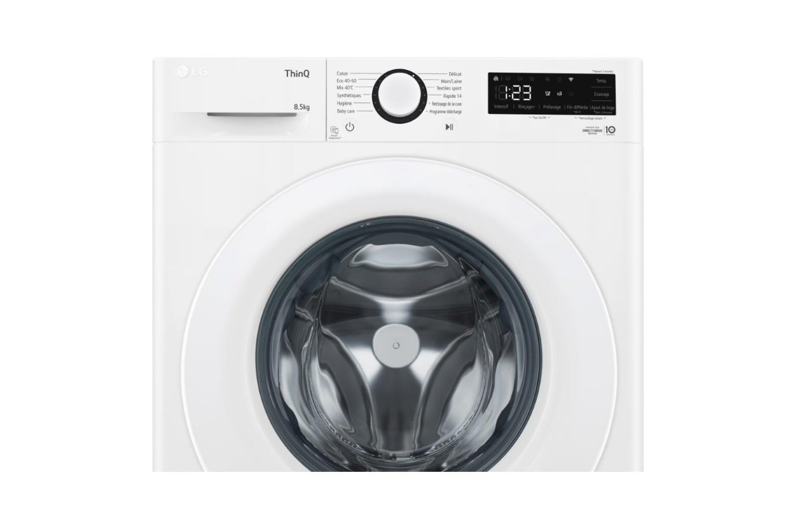 LG F82AV33WH Vue de face