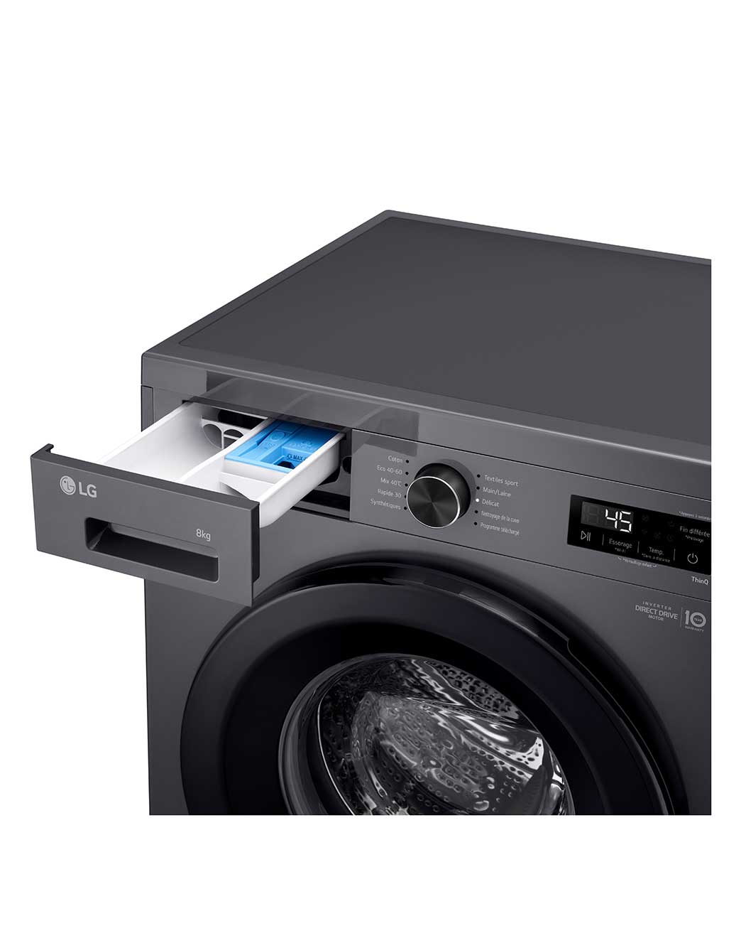 Lg Inverter Direct Drive 8 Kg Bedienungsanleitung Lave-linge Inverter Direct Drive 8 kg - F84B15MBS | LG FR