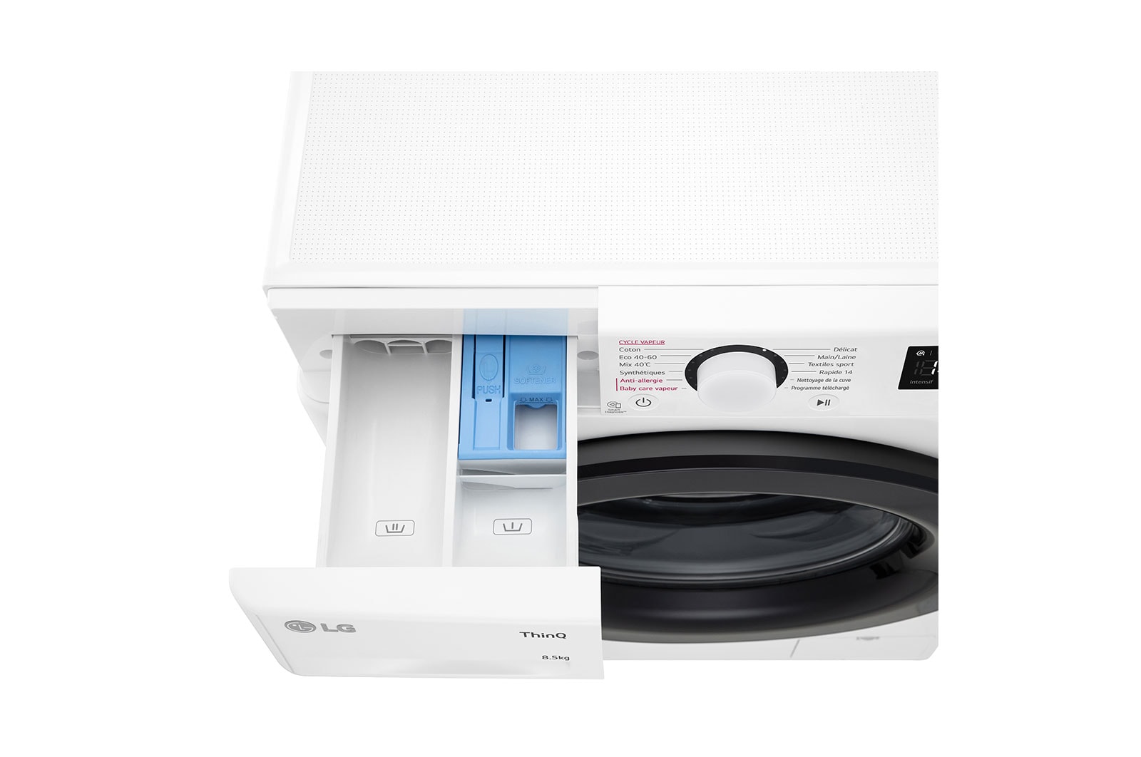 LG Lave-linge 8.5 kg - 58L | AI Direct Drive™ | Moteur Direct Drive™ garanti 10 ans, LG F82AV35WHS