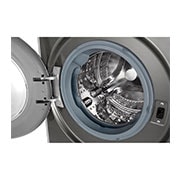 LG Lave-linge Slim 8,5kg - 58L | TurboWash™  | Moteur AI Direct Drive garanti 10 ans, LG F82SV52IXS