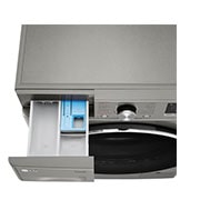 LG Lave-linge Slim 8,5kg - 58L | TurboWash™  | Moteur AI Direct Drive garanti 10 ans, LG F82SV52IXS