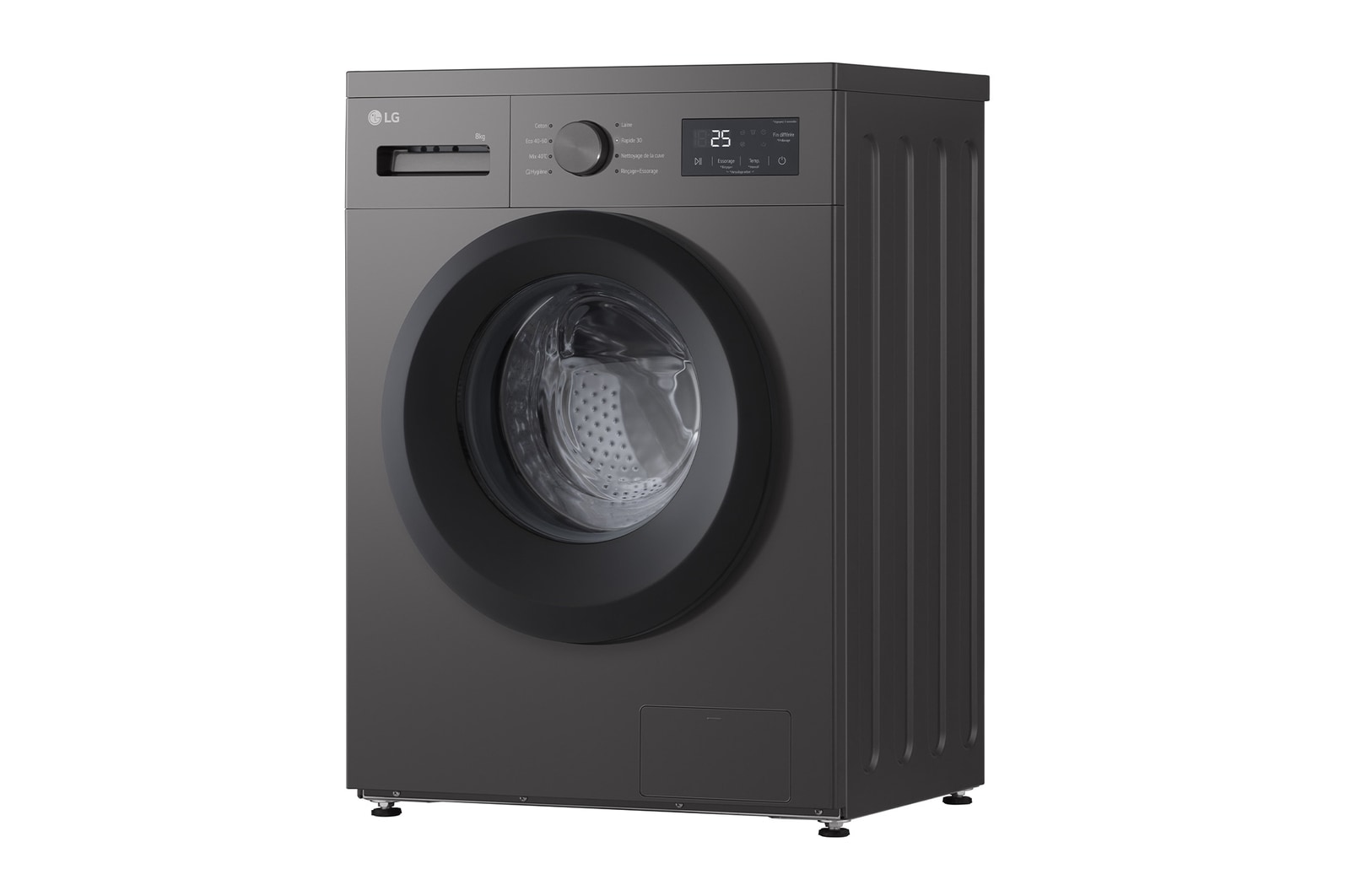 Front loading washing machine side image