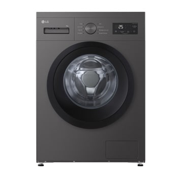 Vue avant de Lave-linge Inverter Direct Drive 8 kg - 53L | Steam™ | Smart Inverter Moteur™ LG F84N14SLS