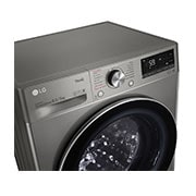 LG Lave-linge Séchant Slim 8,5/5kg - 58L | TurboWash™  | Moteur AI Direct Drive™ garanti 10 ans, LG F852SV52IRS