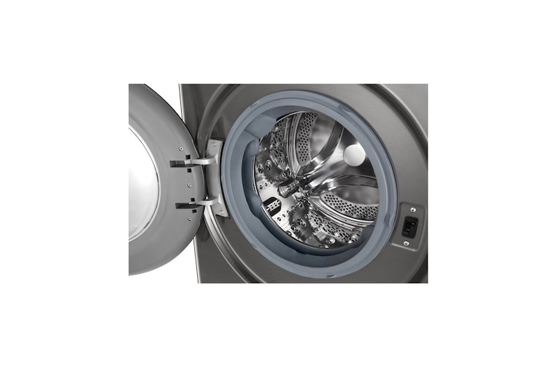 LG Lave-linge Séchant Slim 8,5/5kg - 58L | TurboWash™  | Moteur AI Direct Drive™ garanti 10 ans, LG F852SV52IRS