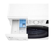 LG Lave-linge Séchant 8/6 kg - 68L | AI Direct Drive™ | Smart Diagnosis™ I Moteur Direct Drive™ Garanti 10 ans, LG F864V38WR