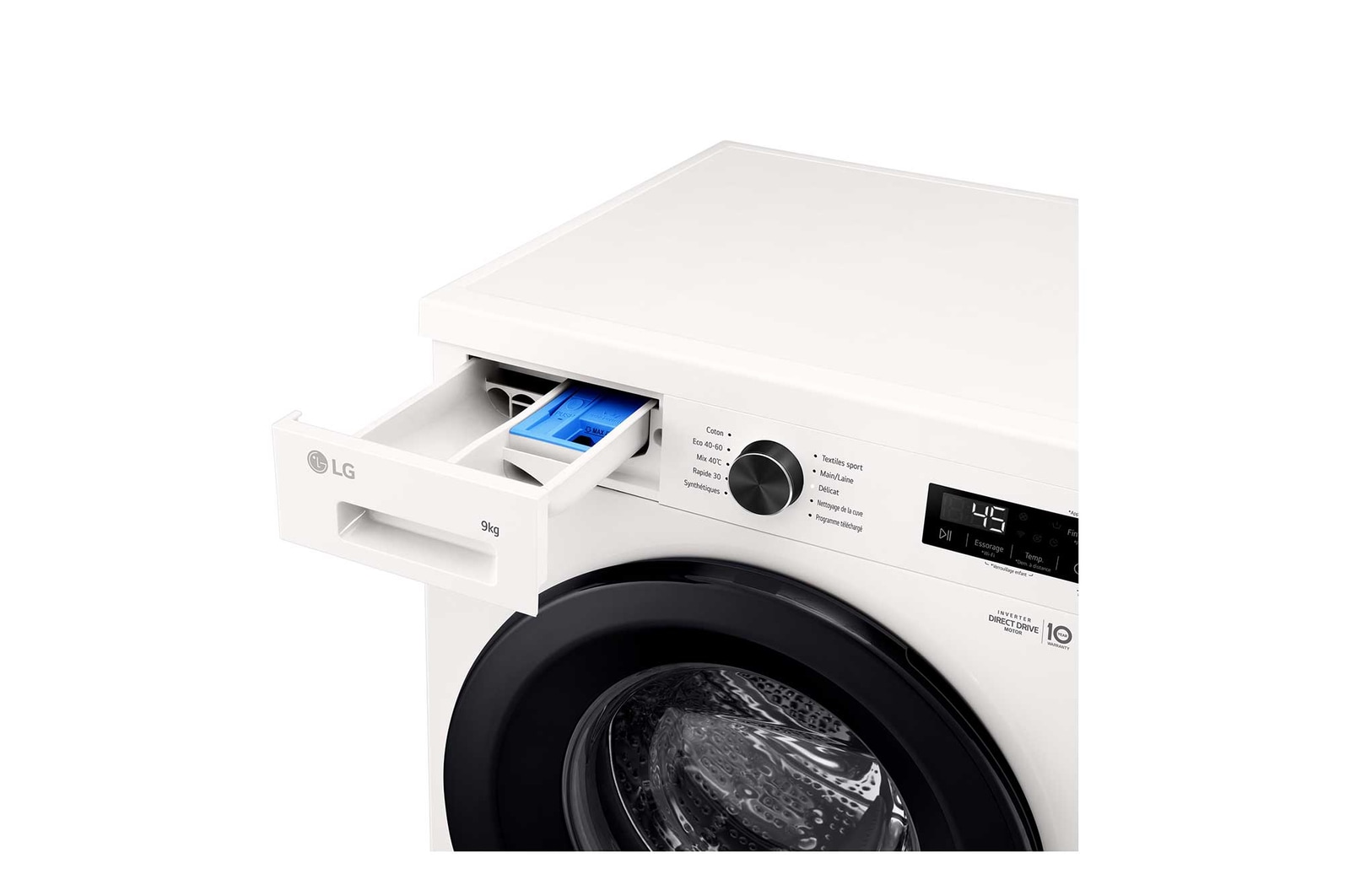 Detergent port open