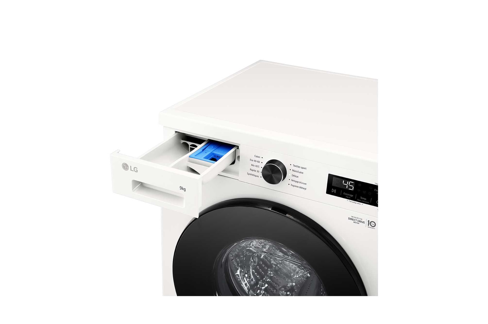 Detergent port open