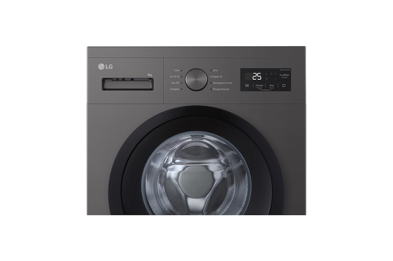 image of teddy bear and white towel inside the washing machine drum. Text read : 'Hygiene care': With hygiene care, your clothes get a deep clean that removes 99.9% of bacteria.