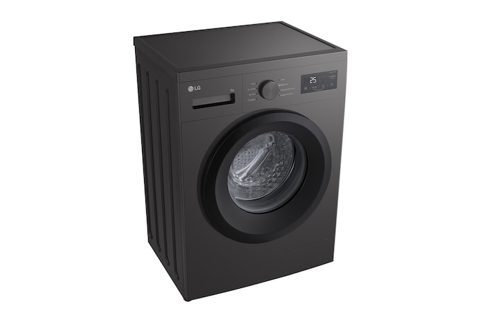 Front loading washing machine detergent open image