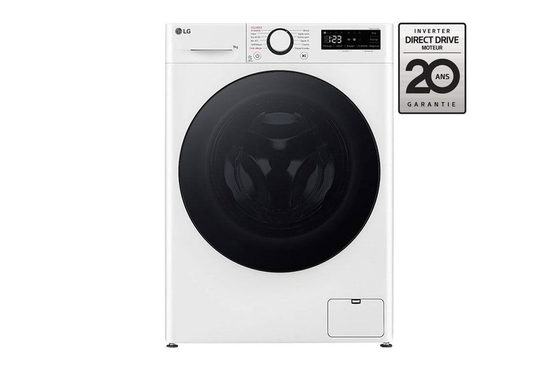 LG Lave-linge | 9kg | 68L | AI DD™ | Smart Diagnosis™, LG F94R56WHS