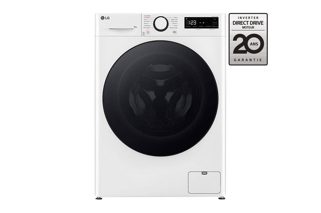 LG Lave-linge | 9kg | 68L | AI DD™ | Smart Diagnosis™, LG F94R56WHS