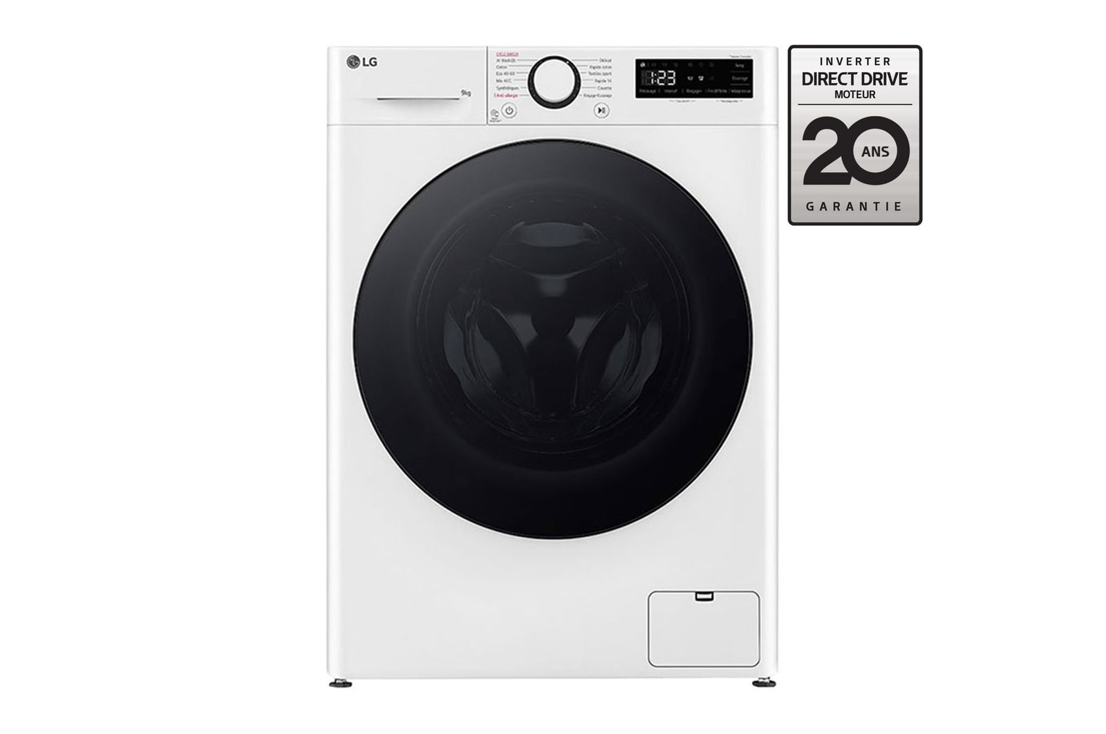 LG Lave-linge | 9kg | 68L | AI DD™ | Smart Diagnosis™, LG F94R56WHS