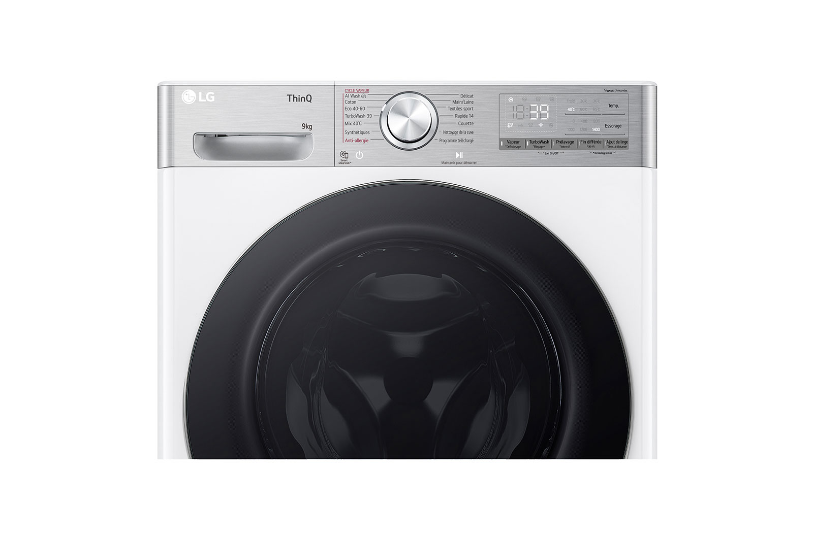 LG Pack | LG Lave-linge F94R92WSTE + Sèche-linge RH9V50W, F94R92WSTE.RH9V50W