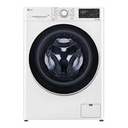 Vue avant de Lave-linge 9kg - 68L | Moteur intelligent AI Direct Drive™ garanti 10 ans | Dosage automatique ezDispense™ LG F94V30WHSA