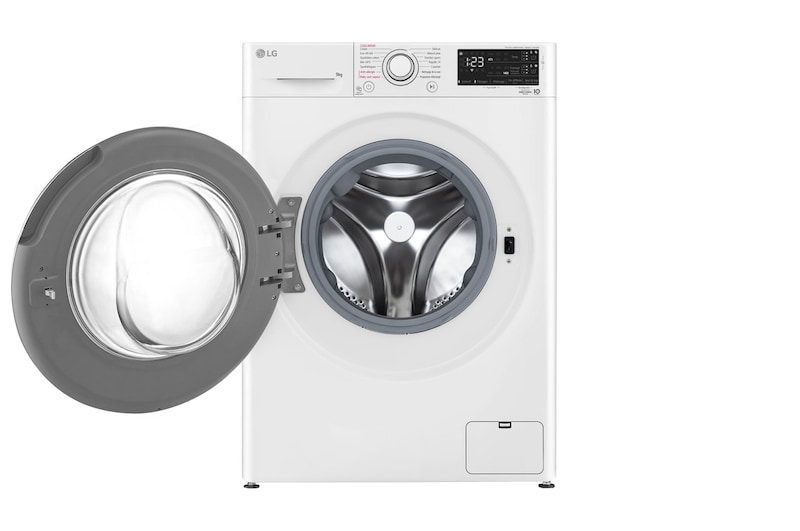 LG Lave-linge 9kg - 68L | Moteur intelligent AI Direct Drive™ garanti 10 ans | Dosage automatique ezDispense™, LG F94V30WHSA