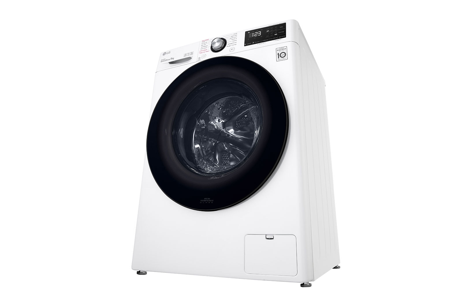 LG Lave-linge 9kg - 68L | Moteur intelligent AI Direct Drive™ garanti 10 ans, LG F94V38WHS