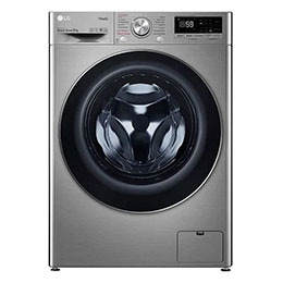 Vue avant de Lave-linge 9 KG - 68L | AI Direct Drive™ | Moteur Direct Drive™ garanti 10 ans | TurboWash™ | 6 Motion™ | Steam™ | 54/71dB | B LG F94V52IXS