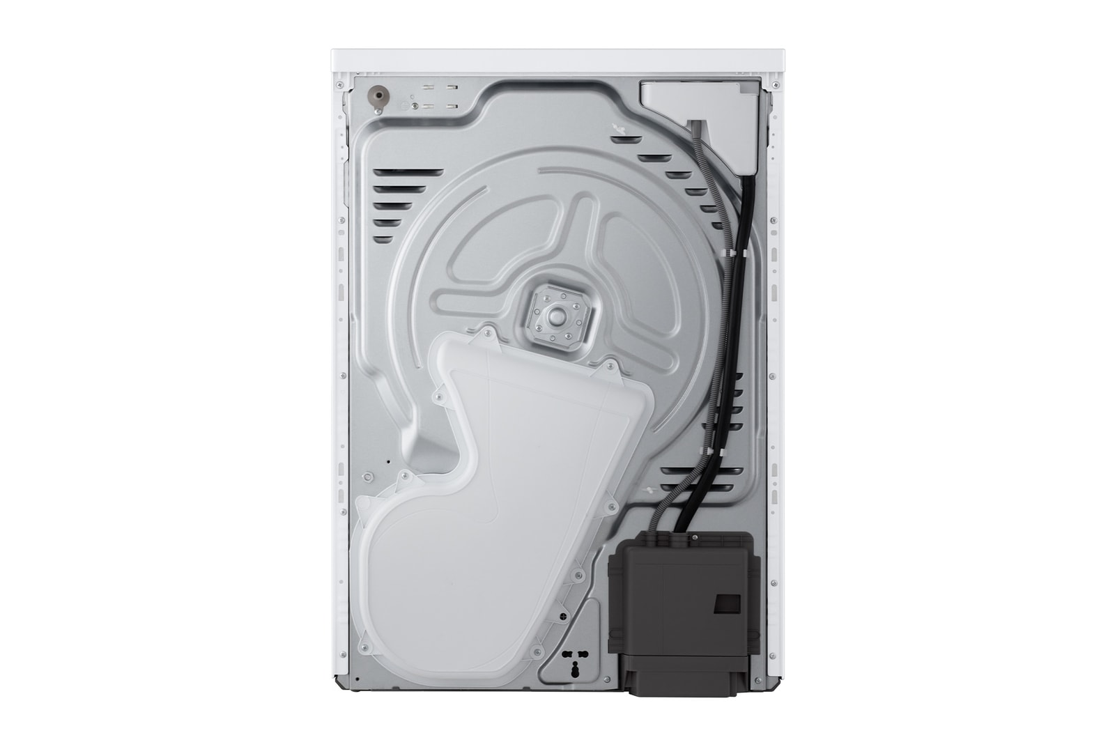 Front loading washing machine back image