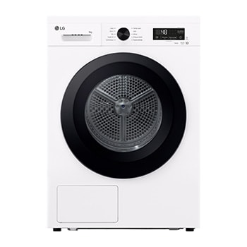 Vue avant de Sèche linge | 9 kg | Pompe à chaleur LG RH9B15WH