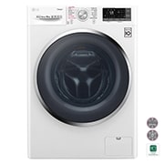 Vue avant de Lave-Linge 10KG | TurboWash™ | Steam  | Wi-Fi  | 6 Motion Direct Drive™ | A&#43;&#43;&#43;-40% | Smart Diagnosis™ | Moteur Direct Drive™  garanti 10 ans LG F14J72WHST
