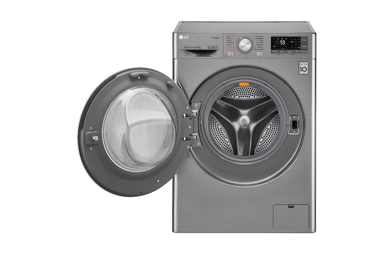 LG Lave-linge 10 KG | 6 Motion Direct Drive™ | A+++(-40%) | TurboWash™ | Moteur Direct Drive™ garanti 10 ans, LG F14J82IXS