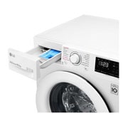 LG Lave-linge 10.5 KG - 68L | AI Direct Drive™ | Moteur Direct Drive™ garanti 10 ans  | 6 Motion™ | Steam™ | 53/73dB | B, LG F14V33WHS