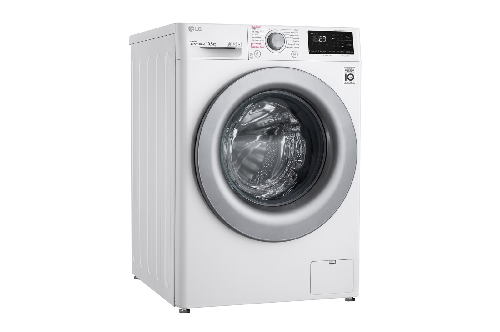 LG Lave-linge | 10.5 kg | 68L | 6 Motion Direct Drive™, LG F14V34WHS