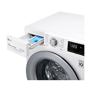 LG Lave-linge 10.5 kg - 68L | AI Direct Drive™ | Moteur Direct Drive™ garanti 10 ans, LG F14V34WHS