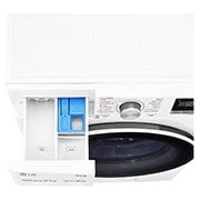 LG Lave-linge 10,5 KG - 68L | AI Direct Drive™ | Moteur Direct Drive™ garanti 10 ans | TurboWash™ | 6 Motion™ | Steam™ | 53/71dB | B, LG F14V50WHS