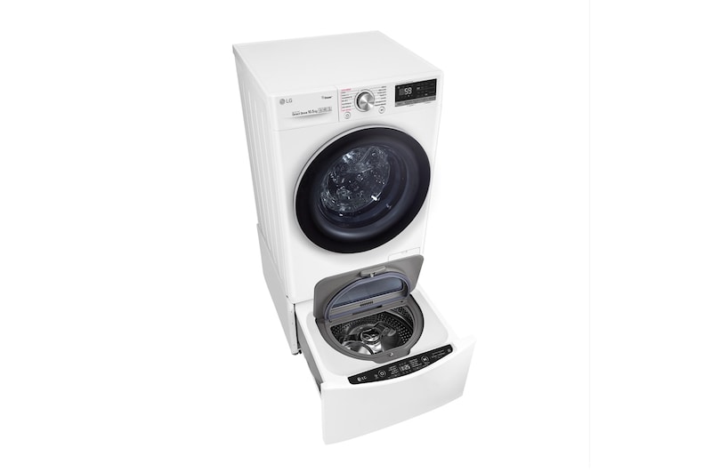 LG Lave-linge 10.5 KG - 68L | 6 Motion Direct Drive™ | Moteur Direct Drive™ garanti 10 ans | TurboWash™ | AI DD | Steam + | 53/71dB | A+++(-40%) , LG F14V71WHS