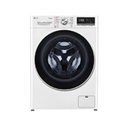 Vue avant de Lave-linge 10.5 KG - 68L  | 6 Motion Direct Drive™ | Moteur Direct Drive™ garanti 10 ans |  TurboWash™ | AI DD | Steam &#43; | 53/71dB | A&#43;&#43;&#43;(-40%)  LG F14V71WHS