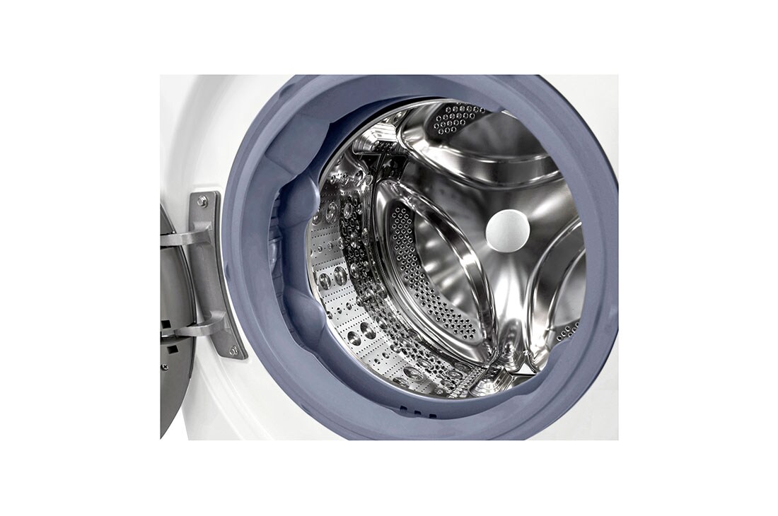 Lave-linge LG F14V71WSTA - 10.5 Kg Frontal - Blanc - Défaut Esthétique