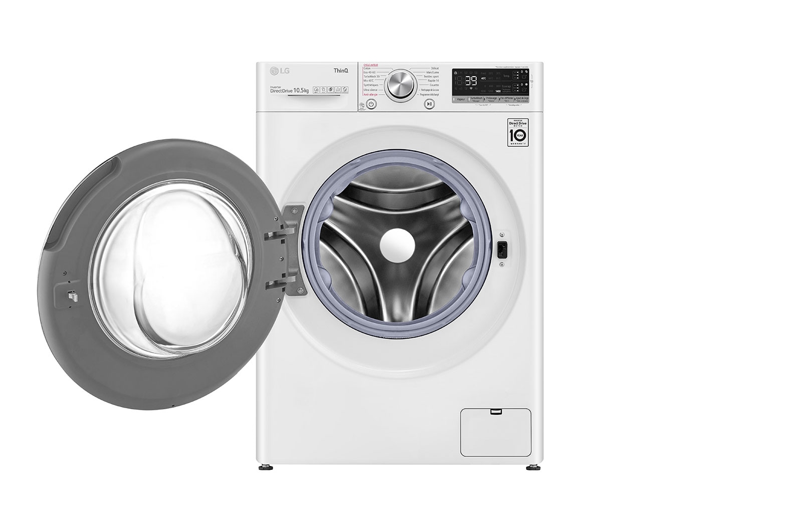 LG F14V71WSTA | Lave-linge 10.5 kg - 68L | AI Direct Drive™ | Moteur Direct Drive™ garanti 10 ans , LG F14V71WSTA