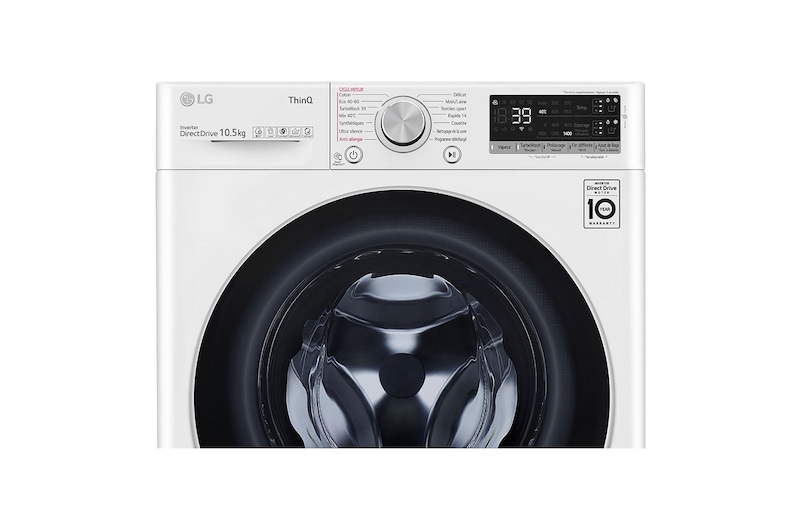 LG F14V71WSTA | Lave-linge 10.5 kg - 68L | AI Direct Drive™ | Moteur Direct Drive™ garanti 10 ans , LG F14V71WSTA