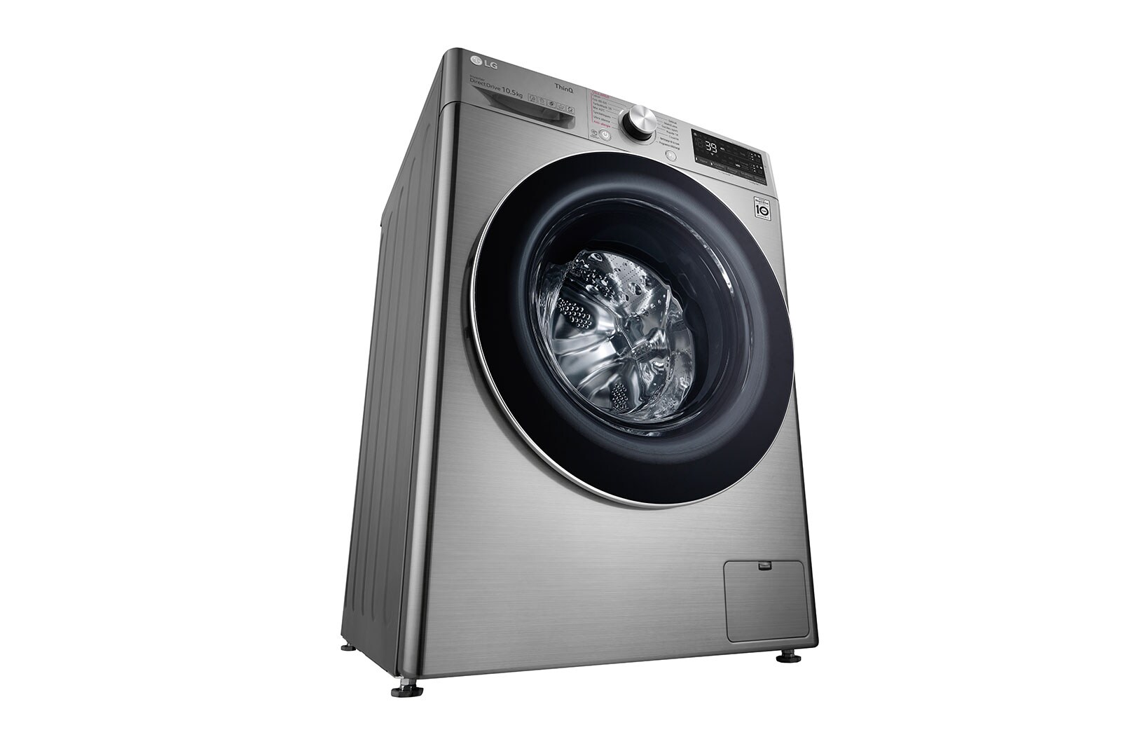 LG Lave-linge 10.5 kg - 68L | AI Direct Drive™ | Moteur Direct Drive™ garanti 10 ans, LG F14V72ISTA