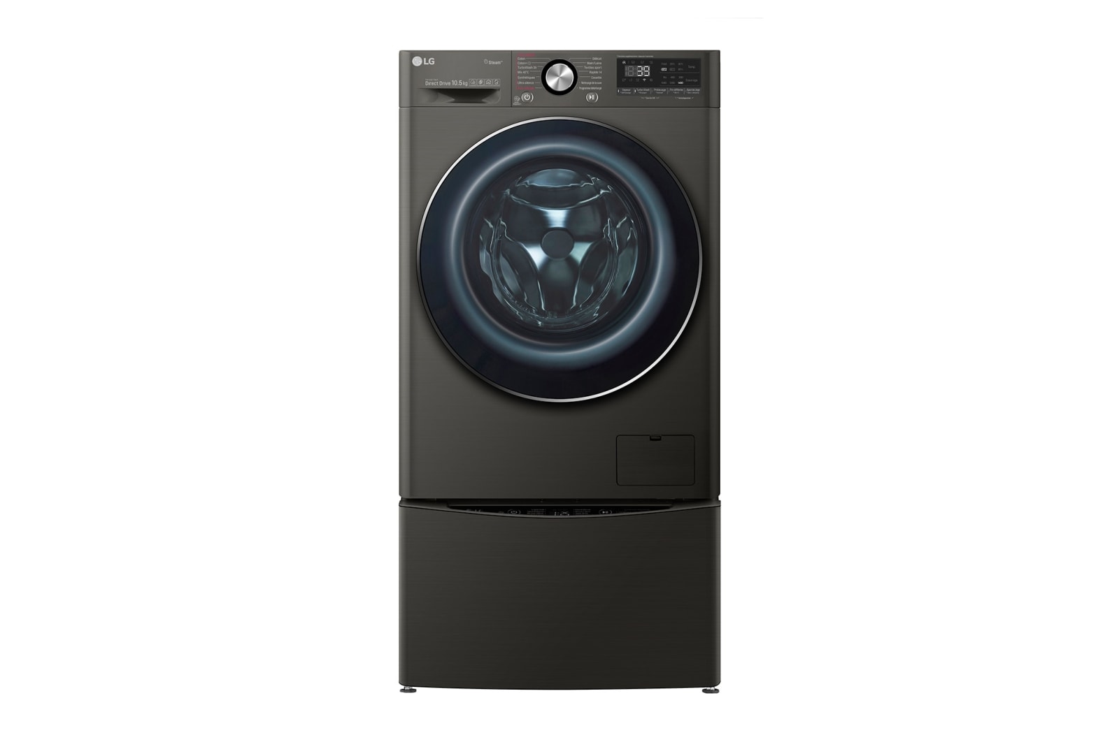 LG Lave-linge 10.5 KG - 68L  | 6 Motion Direct Drive™ | Moteur Direct Drive™ garanti 10 ans |  TurboWash™ 360 | AI DD | Steam +| 48/71dB | A+++(-50%) , LG F14V92BS