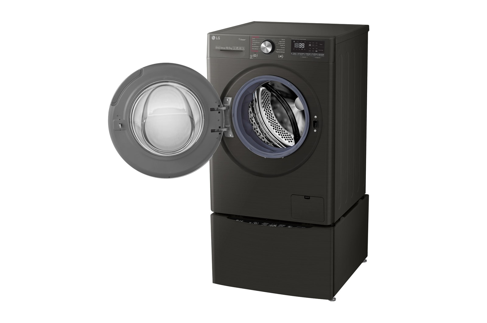 LG Lave-linge 10.5 KG - 68L  | 6 Motion Direct Drive™ | Moteur Direct Drive™ garanti 10 ans |  TurboWash™ 360 | AI DD | Steam +| 48/71dB | A+++(-50%) , LG F14V92BS