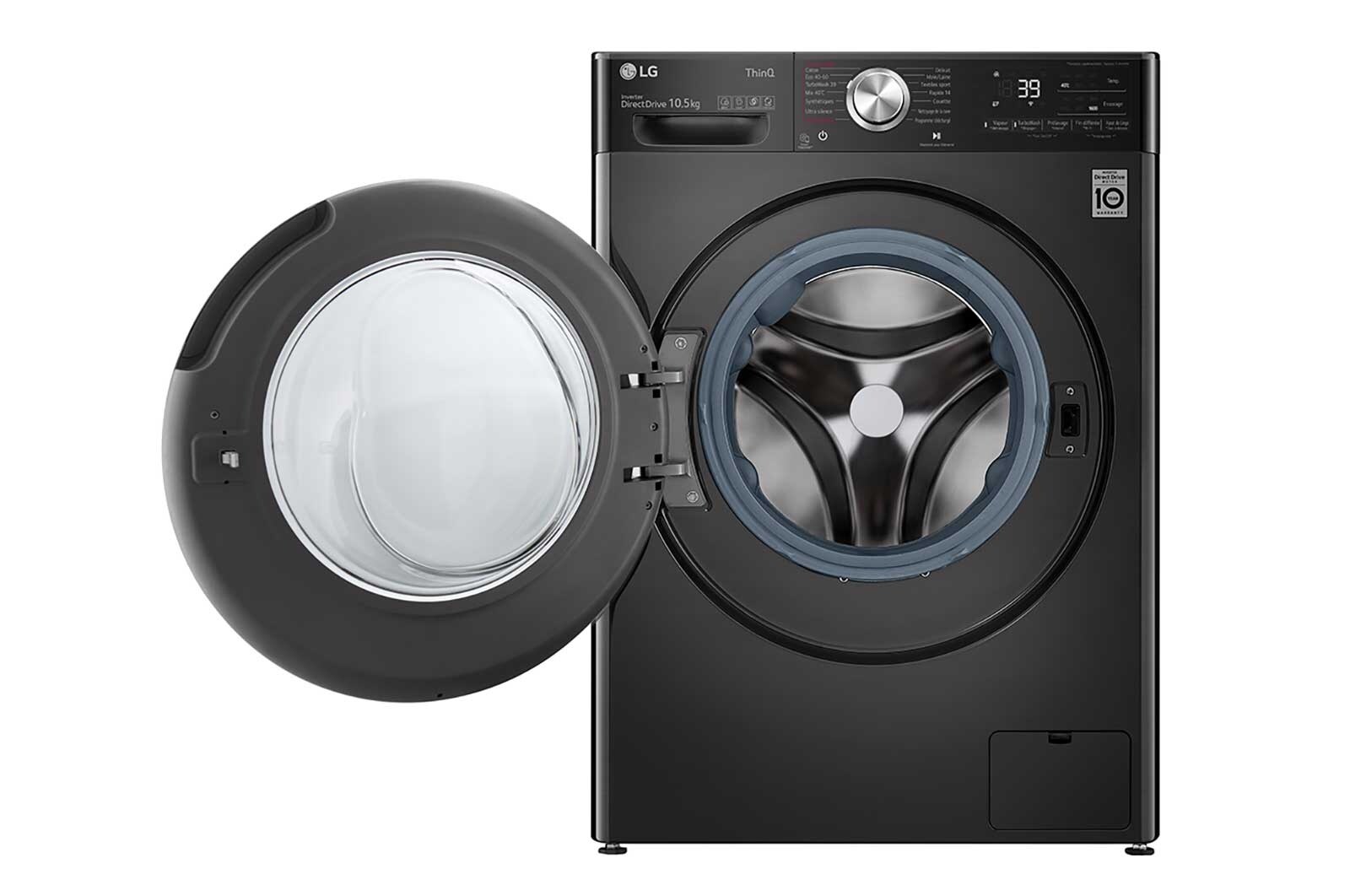 LG Lave-linge 10.5 kg - 68L | AI Direct Drive™ | Moteur Direct Drive™ garanti 10 ans, LG F16V92BST