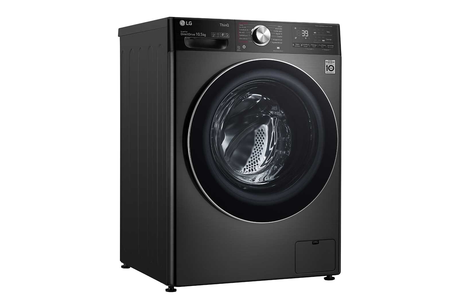 LG Lave-linge 10.5 kg - 68L | AI Direct Drive™ | Moteur Direct Drive™ garanti 10 ans, LG F16V92BST