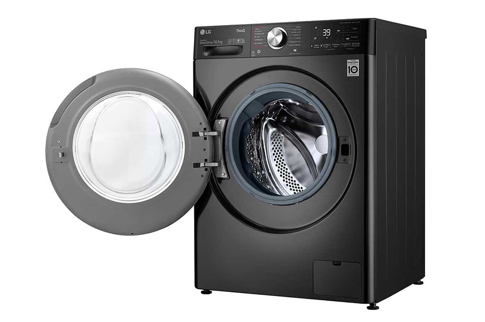 LG Lave-linge 10.5 kg - 68L | AI Direct Drive™ | Moteur Direct Drive™ garanti 10 ans, LG F16V92BST