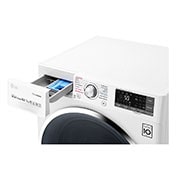 LG Lave-linge séchant 10,5/7 KG | TrueSteam™ | EcoHybrid  | Wi-Fi | 6 Motion Direct Drive™ | Smart Diagnosis™ | Moteur Direct Drive™ garanti 10 ans | Compatible TWINWashTM Mini, LG F174J82WRHT