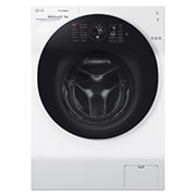 Vue avant de Lavante-séchante 12/8 KG | TrueSteam™ | EcoHybrid | Wi-Fi | 6 Motion Direct Drive™ | Smart Diagnosis™ | Moteur Direct Drive™ garanti 10 ans LG F286G1GWRH