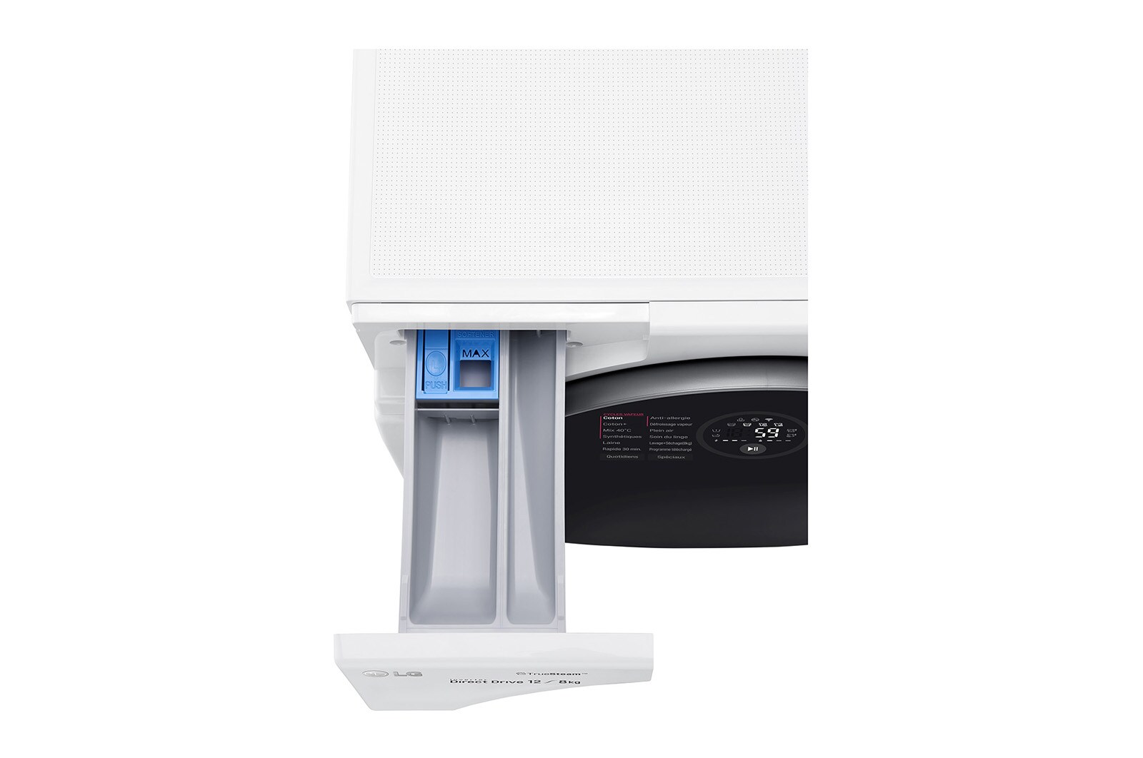 LG Lavante-séchante 12/8 KG | TrueSteam™ | EcoHybrid | Wi-Fi | 6 Motion Direct Drive™ | Smart Diagnosis™ | Moteur Direct Drive™ garanti 10 ans, LG F286G1GWRH