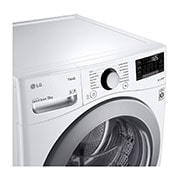 LG Lave-linge 15 kg | TurboWash™ | Wi-Fi | 6 Motion Direct Drive™ | E | Smart Diagnosis™ | Moteur Direct Drive™ garanti 10 ans, LG F51P14WH