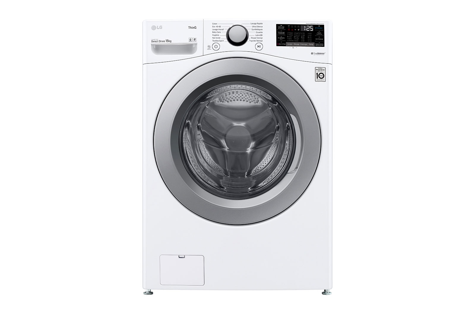 Lave linge grande capacité LG F51P12WH 15 kilos